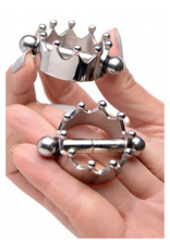 XR Brands Crowned Magentic Nipple Clamps