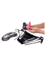 XR Brands Power Panty - Lace Panties, Bullet Vibrator and Blindfold