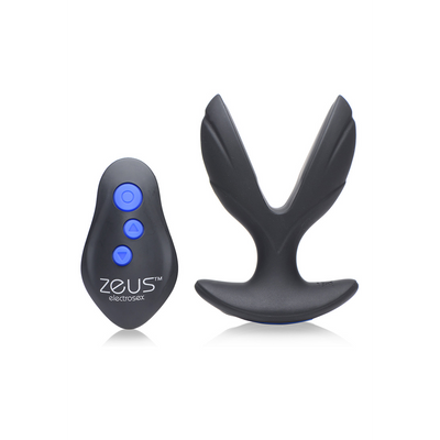 XR Brands Electro-Spread - Vibrating and E-Stim Silicone Butt Plug