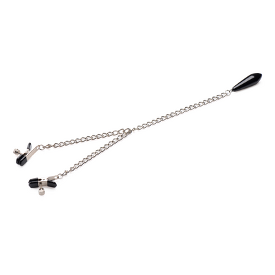 XR Brands Titty Taunter - Nipple Clamps with Weighted Bead
