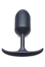 XR Brands Premium Silicone Weighted Anal Plug - Large