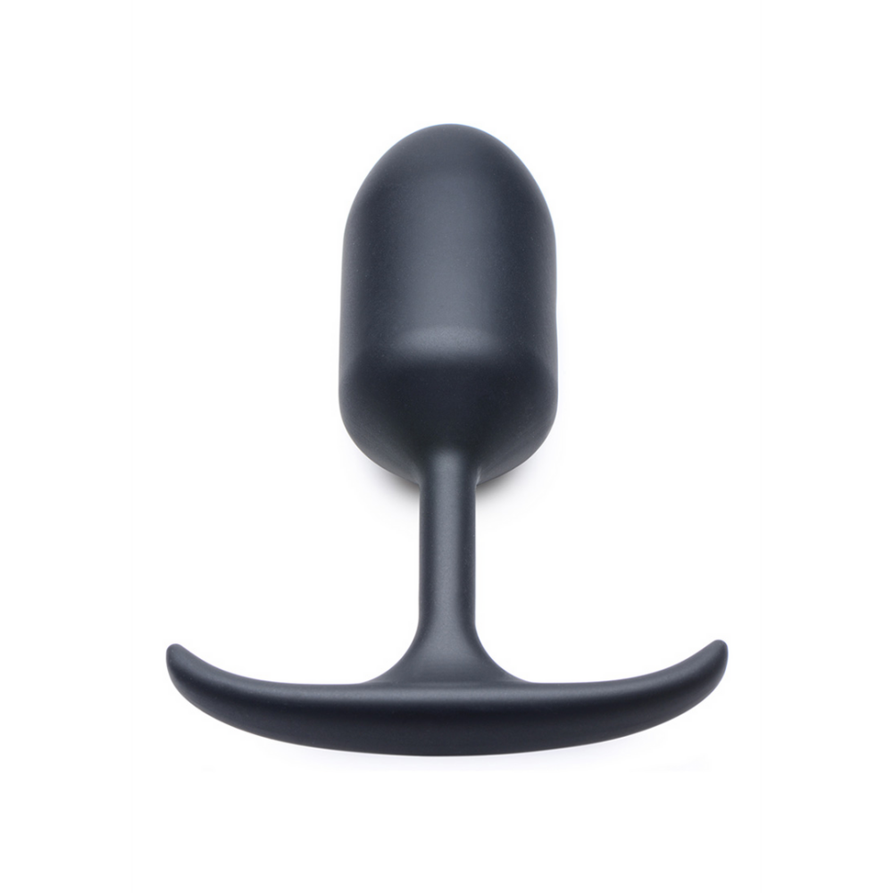 XR Brands Premium Silicone Weighted Anal Plug - Large
