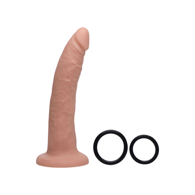 Image of XR Brands Charmed - Silicone Dildo with Harness - 7.5 / 19 cm