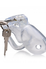 XR Brands Clear Captor - Chastity Cage with Keys - Small