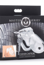 XR Brands Clear Captor - Chastity Cage with Keys - Small