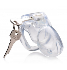 XR Brands Clear Captor - Chastity Cage with Keys - Medium