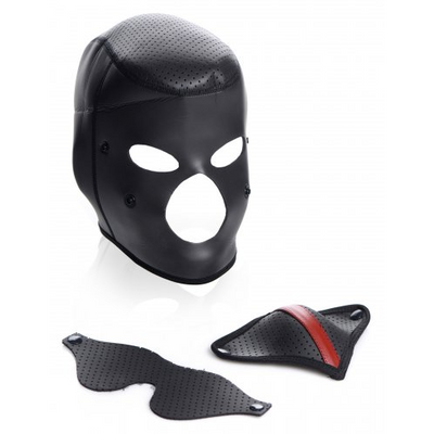 Image of XR Brands Scorpion - Face Mask with Removable Blindfold and Mouth Mask