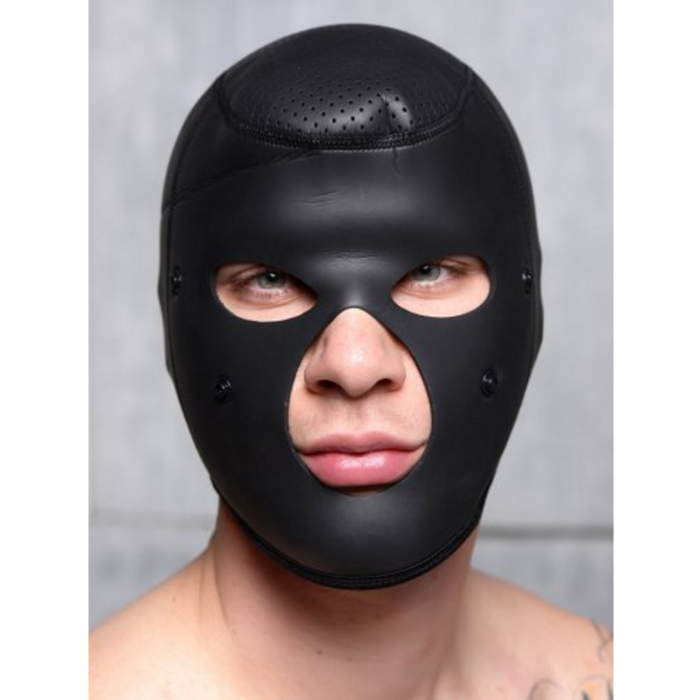 XR Brands Scorpion - Face Mask with Removable Blindfold and Mouth Mask