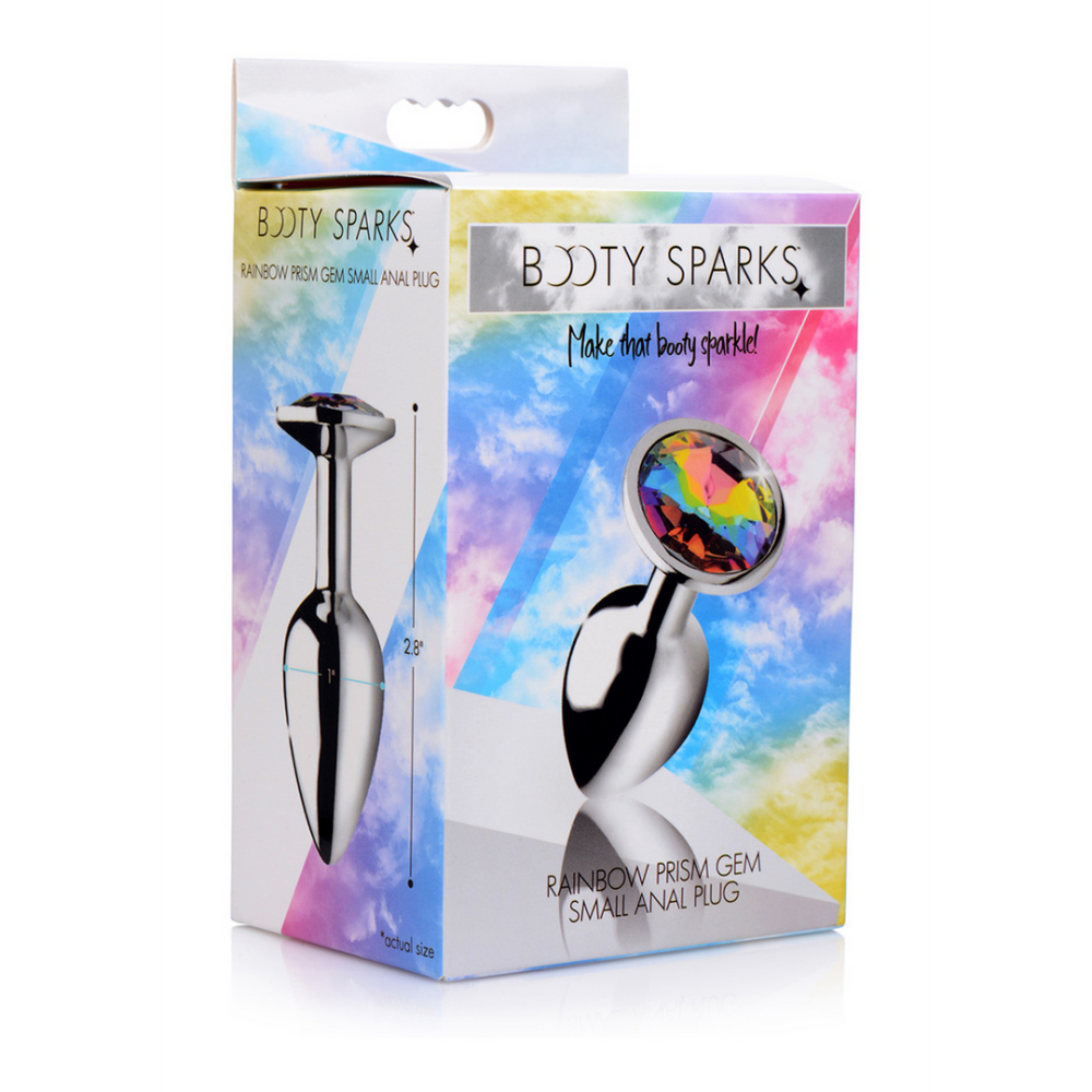 XR Brands Rainbow Prism - Butt Plug - Small