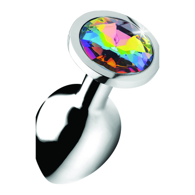 Image of XR Brands Rainbow Prism - Butt Plug - Medium