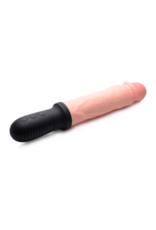 XR Brands Auto Pounder - Vibrating and Thrusting Dildo with Handle