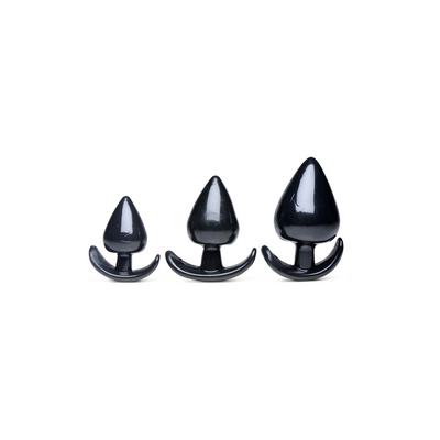 Image of XR Brands Triple Spades - 3 Piece Anal Plug Set