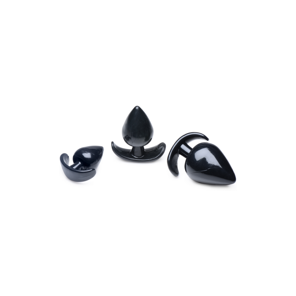 XR Brands Triple Spades - 3 Piece Anal Plug Set