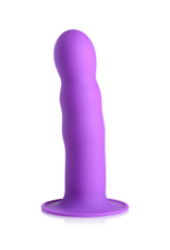 XR Brands Squeezable Wavy Dildo