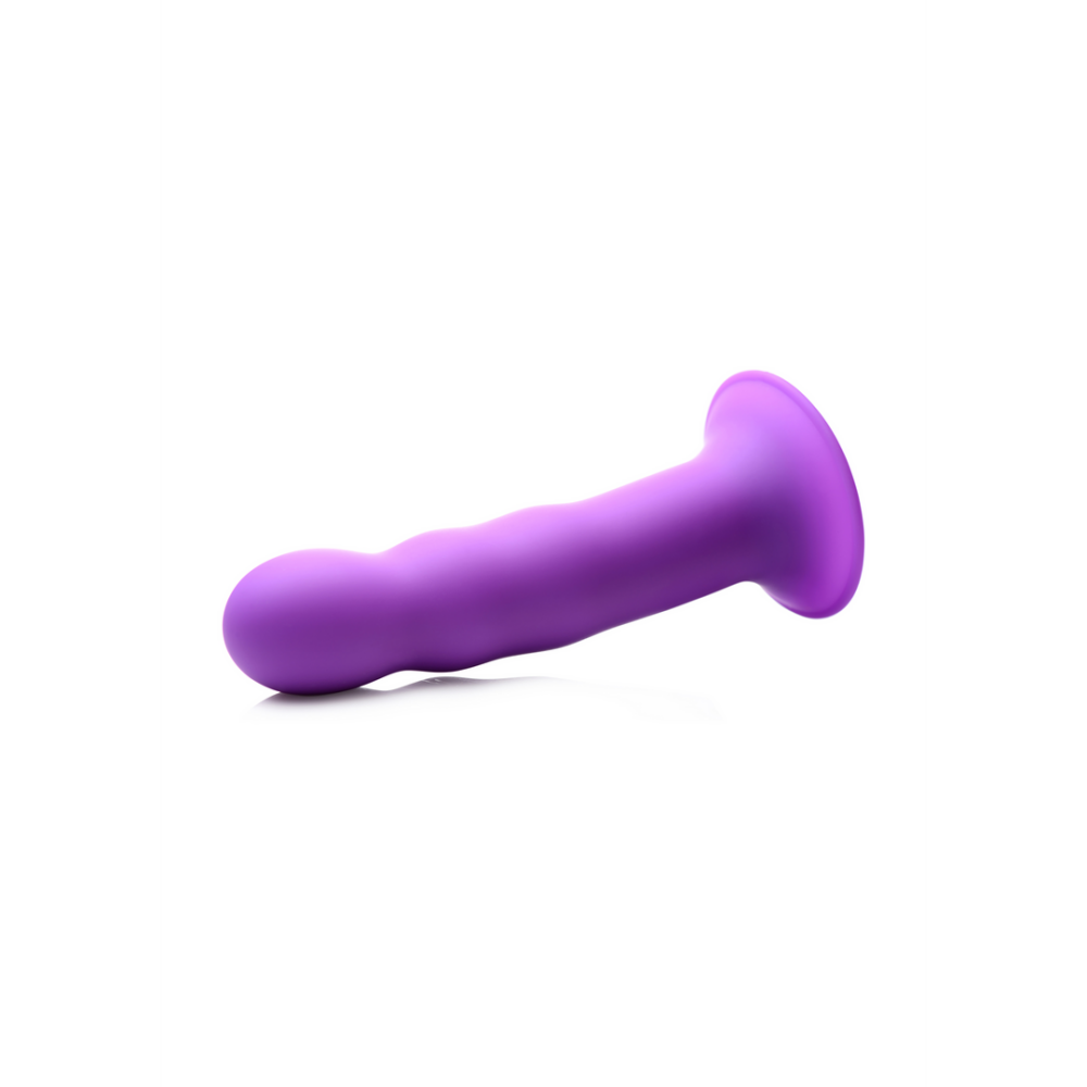 XR Brands Squeezable Wavy Dildo