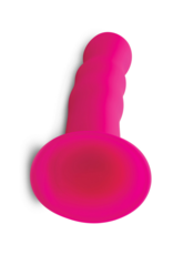 XR Brands Squeezable Wavy Dildo