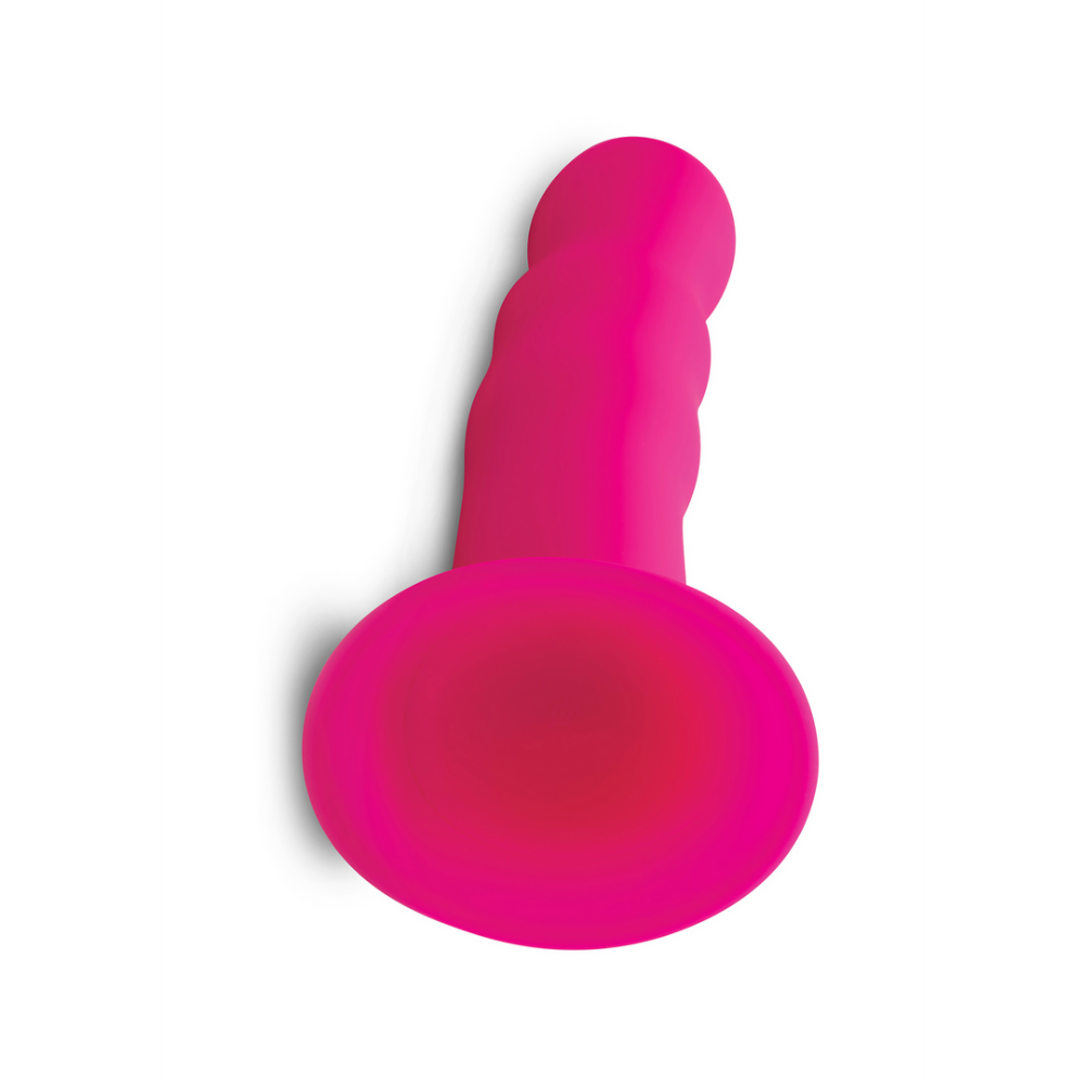 XR Brands Squeezable Wavy Dildo