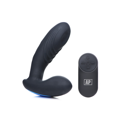 Image of XR Brands P-Thump - Tapping Prostate Vibrator with Remote Control and 7 Speeds