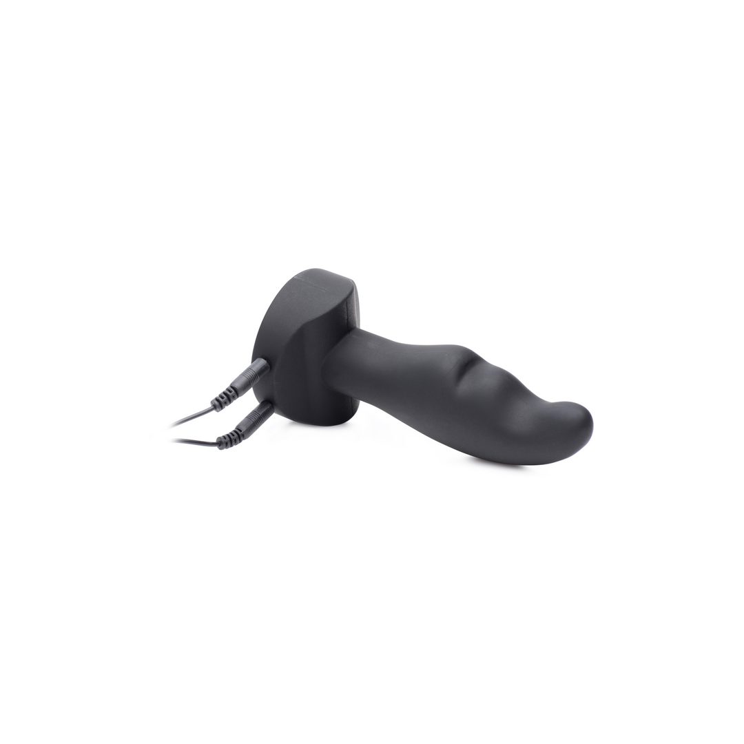 XR Brands Electro Zinger - Ribbed E-Stim Silicone Plug