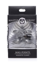 XR Brands Mag Points - Magnetic Nipple Clamp Set