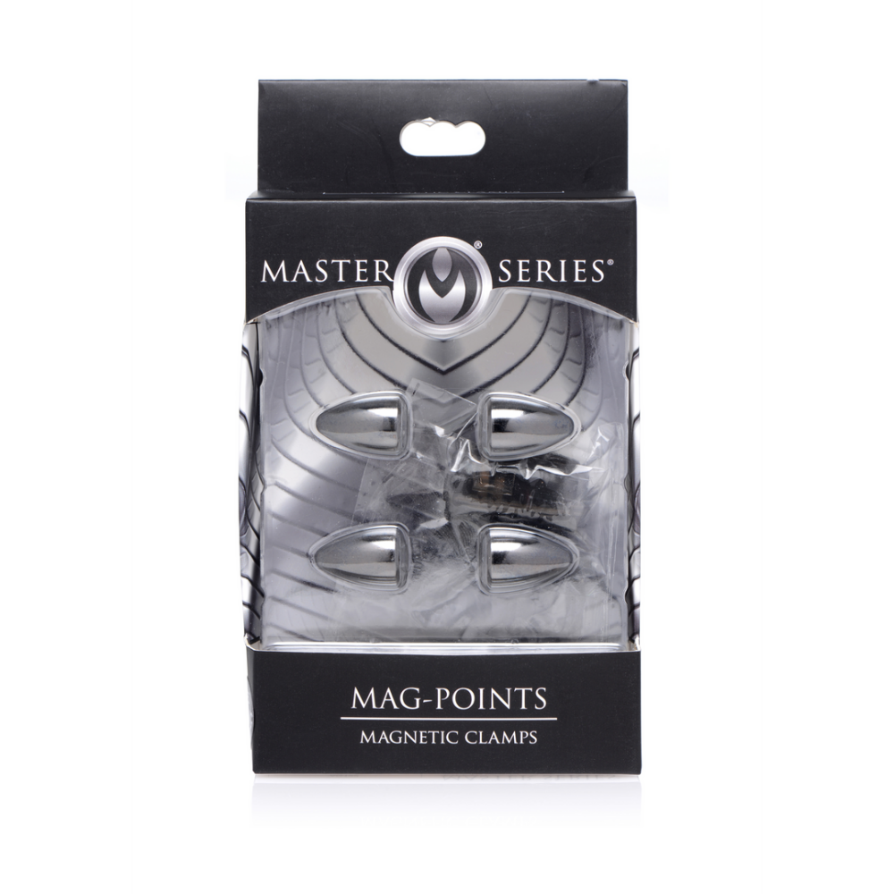 XR Brands Mag Points - Magnetic Nipple Clamp Set