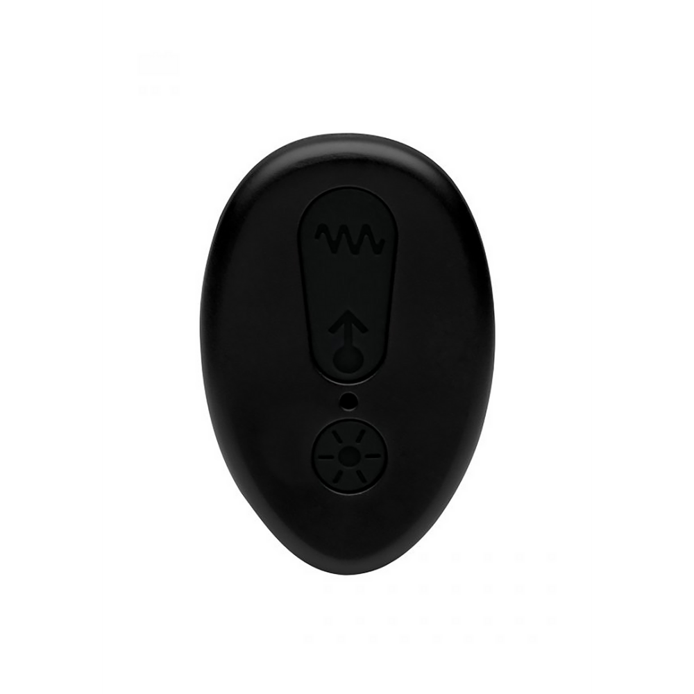 XR Brands Silicone Thrusting Butt Plug with Remote Control