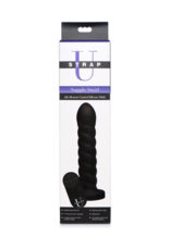 XR Brands Smooth Swirl - Silicone Dildo with Remote Control