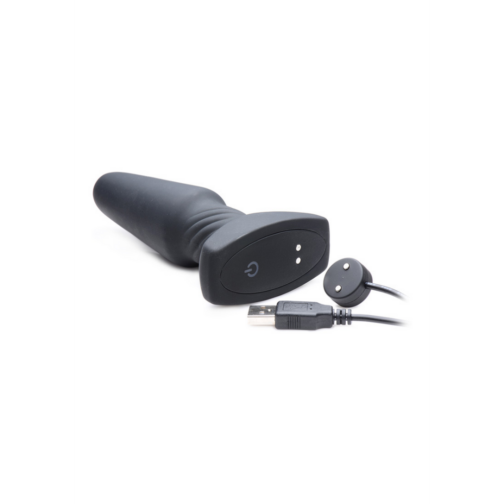 XR Brands Slim R - Smooth Rimming Plug with Remote Control