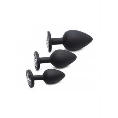 Image of XR Brands Dirty Words - Silicone Anal Plug Set