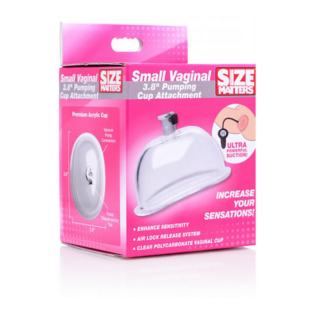 XR Brands Small Vaginal Pump with Cup Attachment - Small