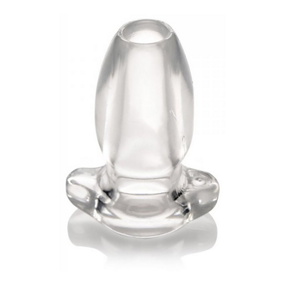 XR Brands Gape Glory - Transparent Hollow Anal Plug - Large