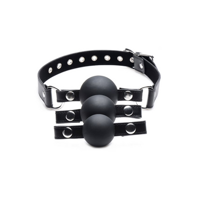 Image of XR Brands Interchangeable Silicone Ball Gag