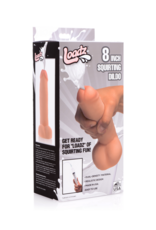 XR Brands Realistic Dual Density Squirting Dildo - 8 / 20,5 cm