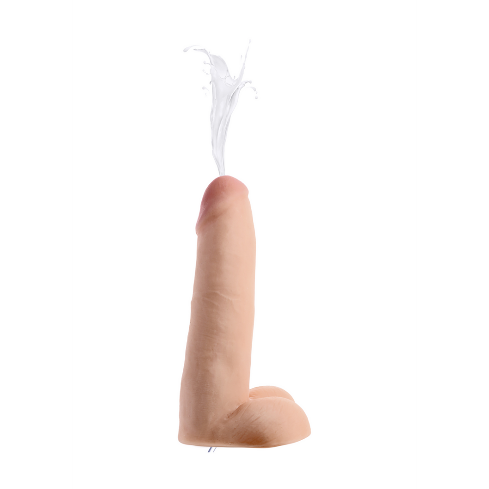 XR Brands Realistic Dual Density Squirting Dildo - 8 / 20,5 cm