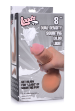 XR Brands Dual Density Squirting Dildo - 8 / 20,5 cm