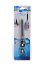 XR Brands Travel Enema Water Bottle Adapter Set - 5 Pieces