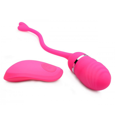 Image of XR Brands Luv-Pop - Rechargeable Vibrating Egg with Remote Control