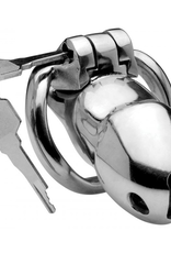 XR Brands Rikers 24-7 - Stainless Steel Locking Chastity Cage
