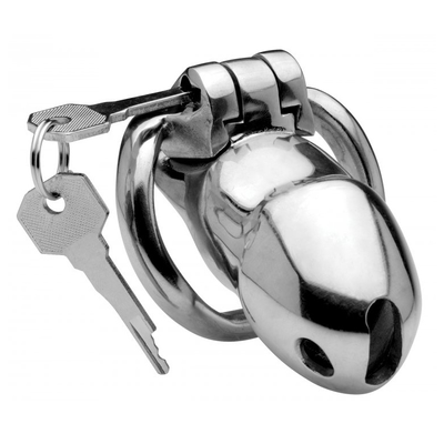 Image of XR Brands Rikers 24-7 - Stainless Steel Locking Chastity Cage
