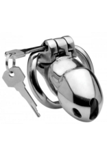 XR Brands Rikers 24-7 - Stainless Steel Locking Chastity Cage