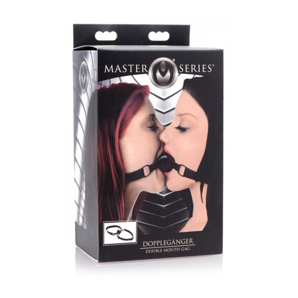XR Brands Doppelganger - Double Silicone Mouth Gag