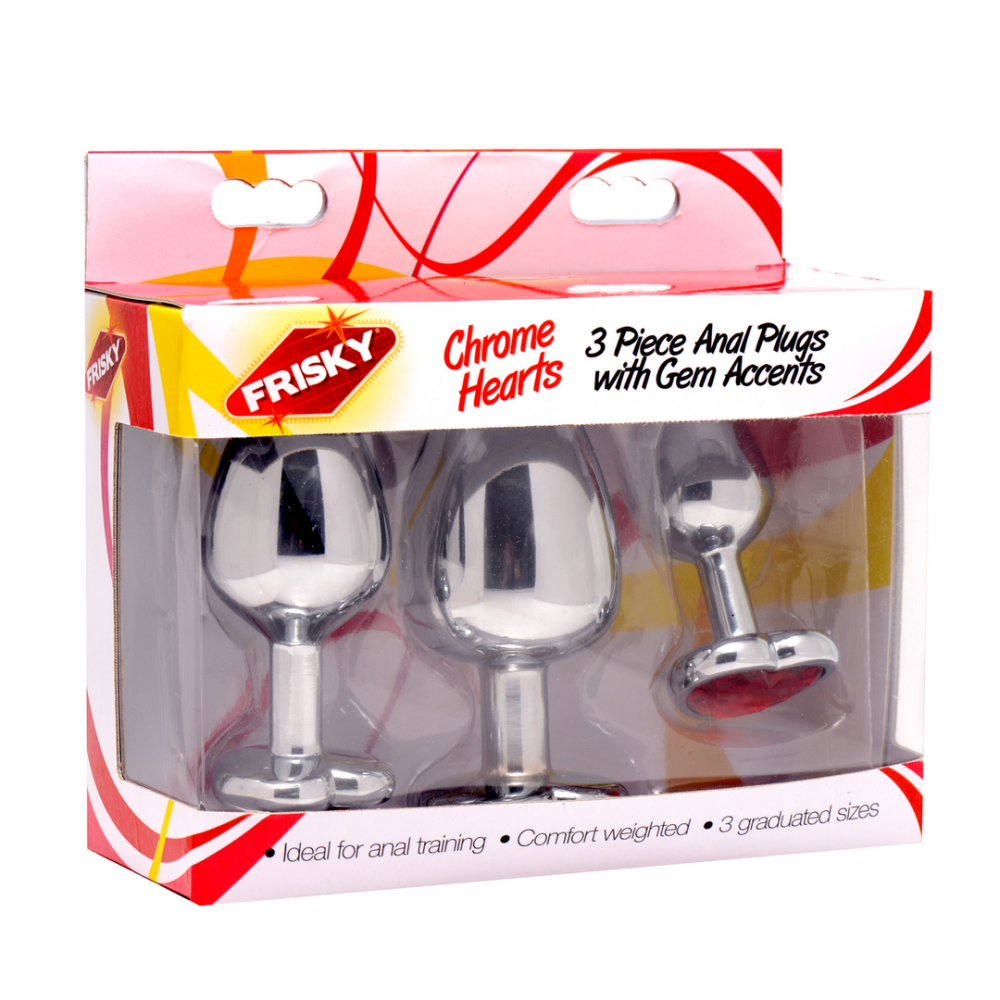 XR Brands Anal Plugs - 3 Stuks