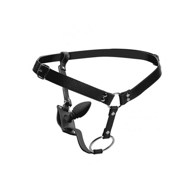Image of XR Brands Men's Harness with Silicone Butt Plug