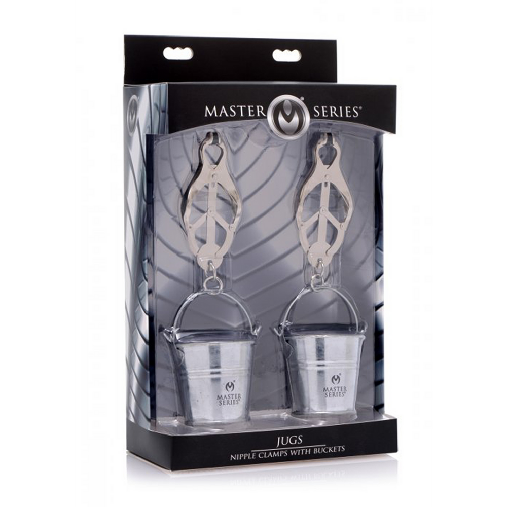 XR Brands Jugs - Nipple Clamps with Buckets