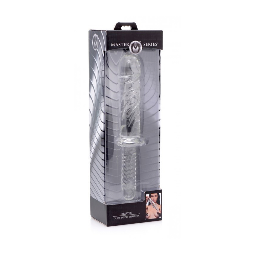 XR Brands Brutus - Glass Dildo Thruster