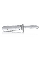 XR Brands Brutus - Glass Dildo Thruster