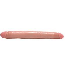 XR Brands Realistic Double Dildo - 17.5 inch - Flesh