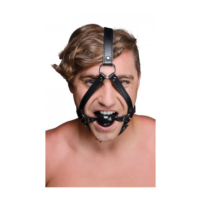 Image of XR Brands Head armor with Ball Gag