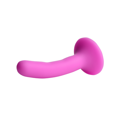 Image of XR Brands Silicone Strap-On Dildo - S - Pink