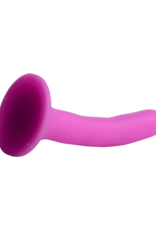 XR Brands Silicone Strap-On Dildo - S - Pink